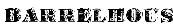 Barrelhouse All Caps font preview